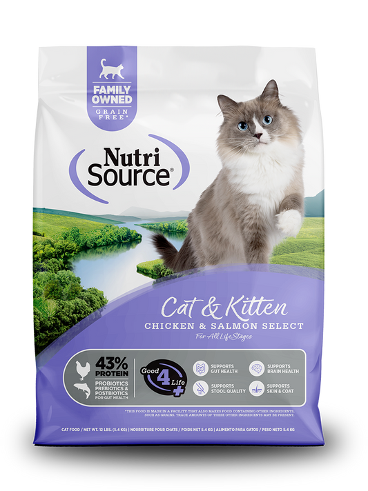 NutriSource Cat Grain Free Cat & Kitten Chicken & Salmon