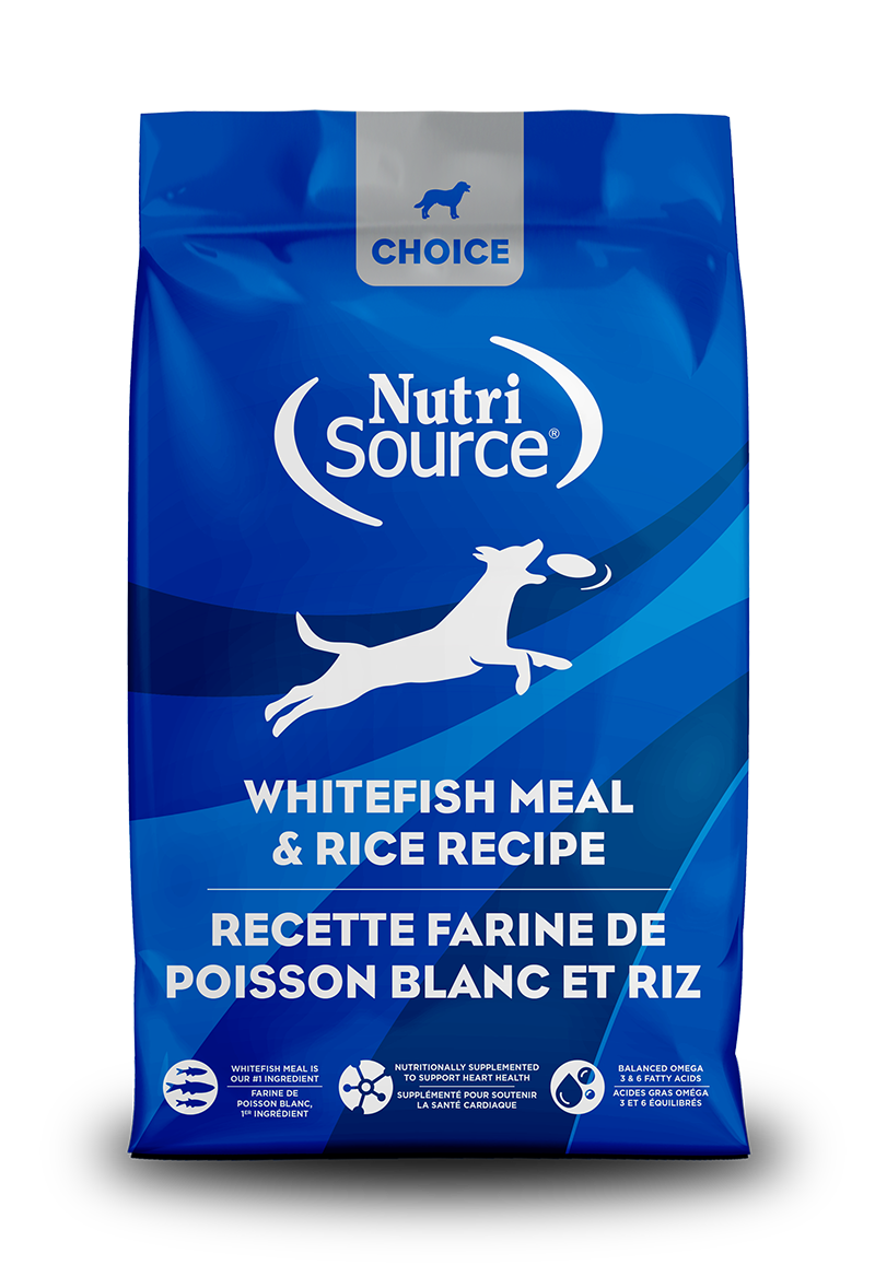 NutriSource Choice Whitefish & Rice