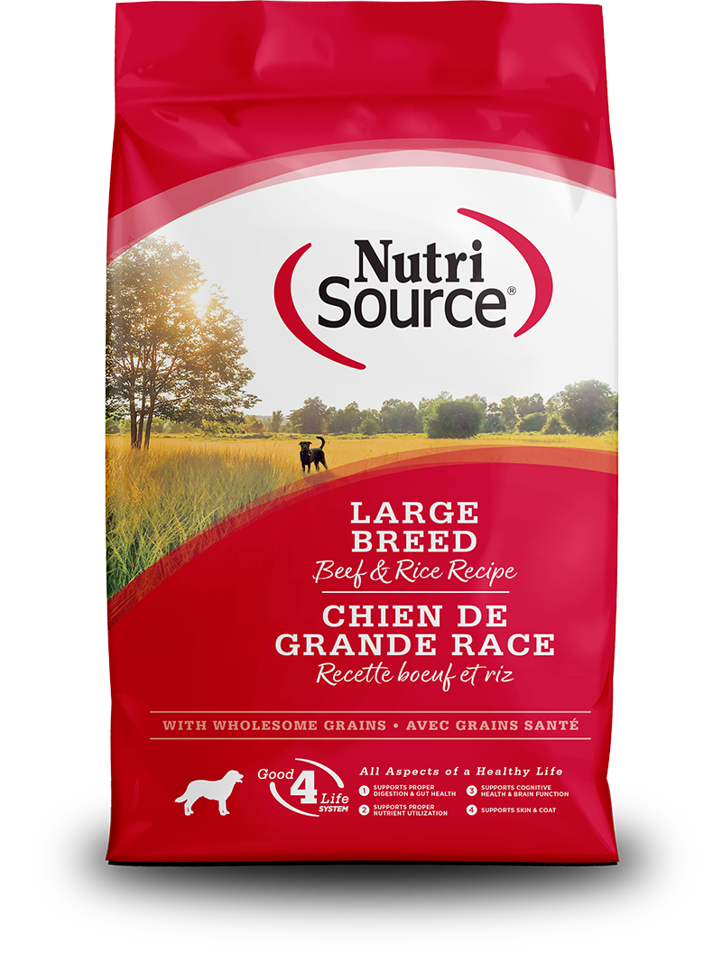 NutriSource Large Breed Beef & Rice 26lb
