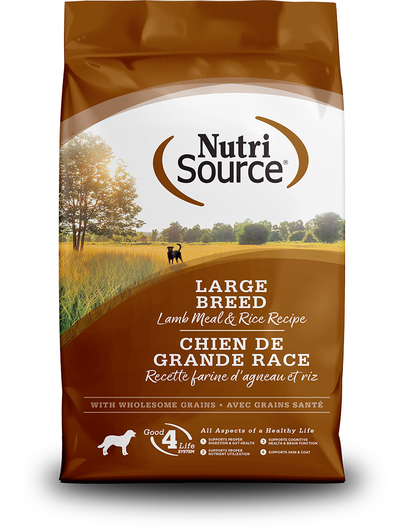 NutriSource Dog Large Breed Lamb & Rice 26lb