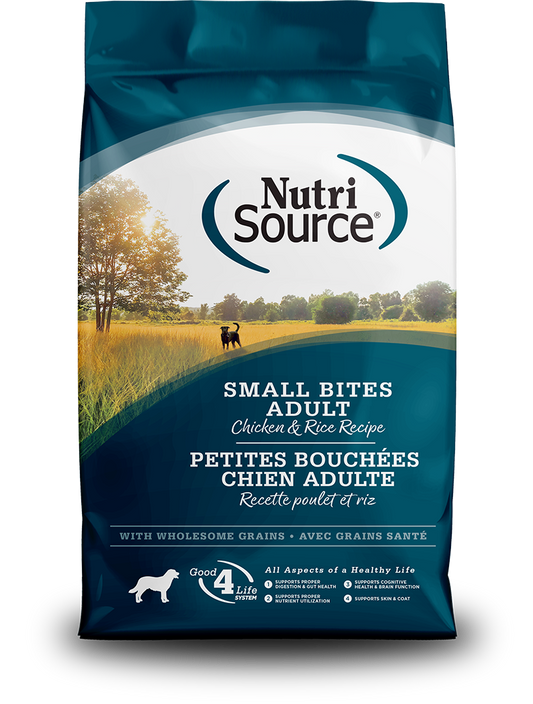 NutriSource Adult Dog Chicken & Rice Small Bites