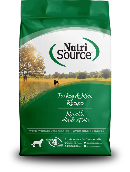 NutriSource Dog Turkey & Rice