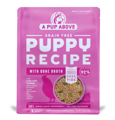 A Pup Above Frozen Gently Cooked Puppy