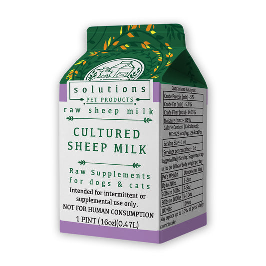Solutions Raw Cultured Sheeps Milk 16oz
