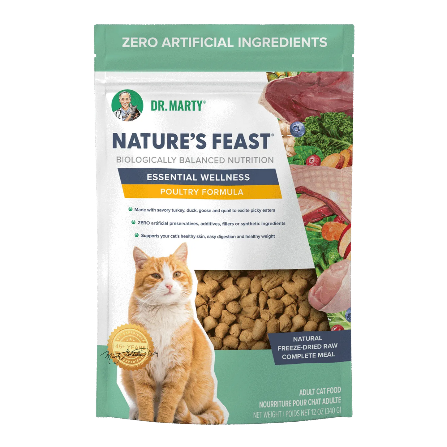 Dr. Marty's Nature's Feast Cat Food Poultry