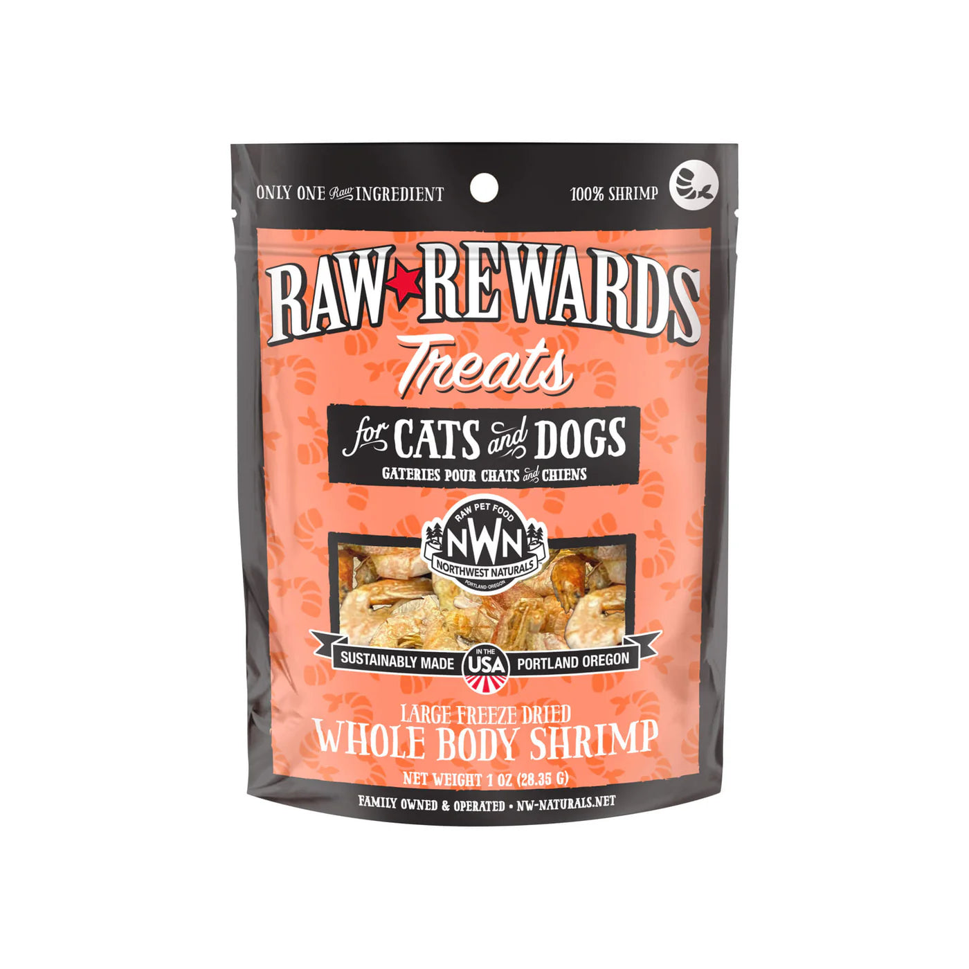 Northwest Naturals FD Shrimp Treats 1oz