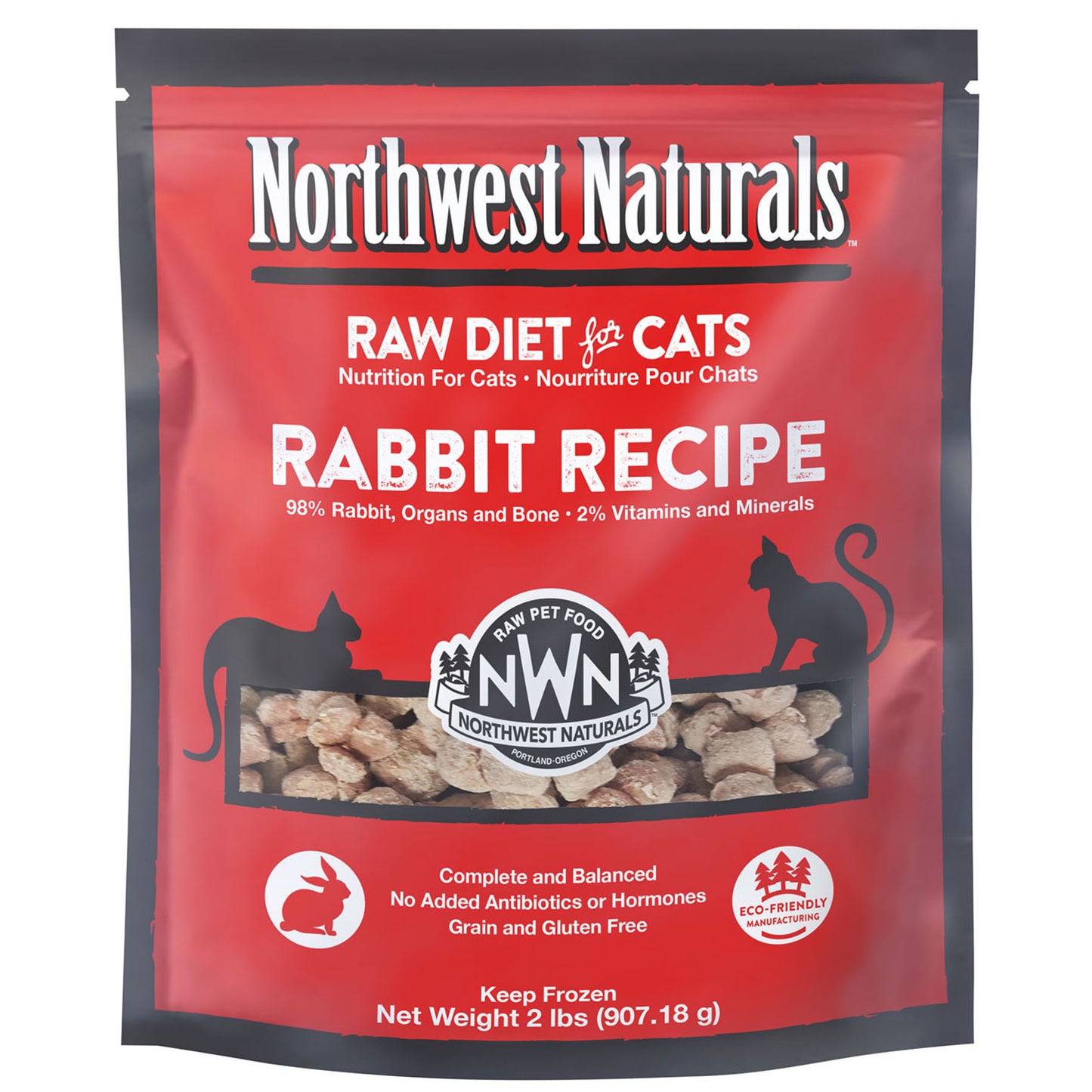 Northwest Naturals Frozen Cat Rabbit 2lb