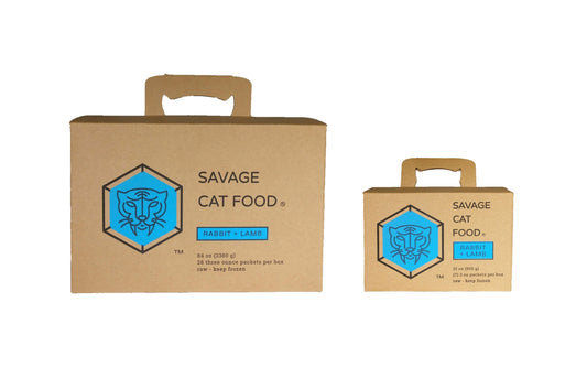 Savage Cat Raw Food Rabbit & Lamb
