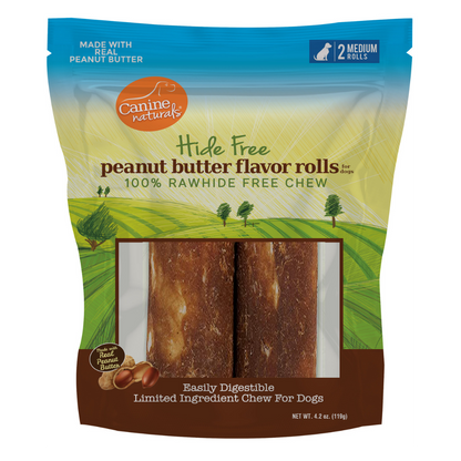 Canine Naturals Hide Free Peanut Butter Chew